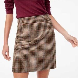 J.Crew Factory Houndstooth Pencil Skirt